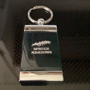 Spruce Meadows keychain